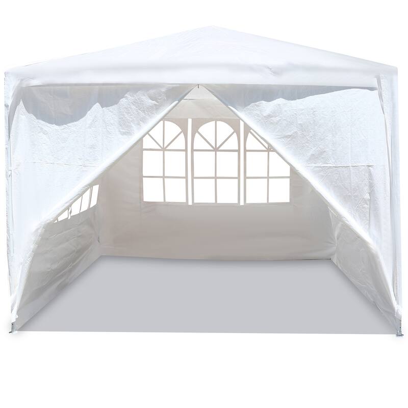 10x10FT Heavy Duty Party Tent,Wedding Canopy with 4 Removable Walls
