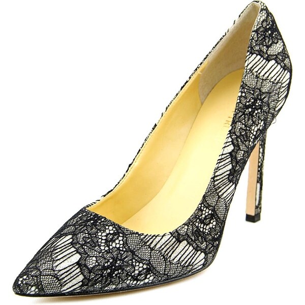 Ivanka Trump Carra3 Pointed Toe Canvas Heels