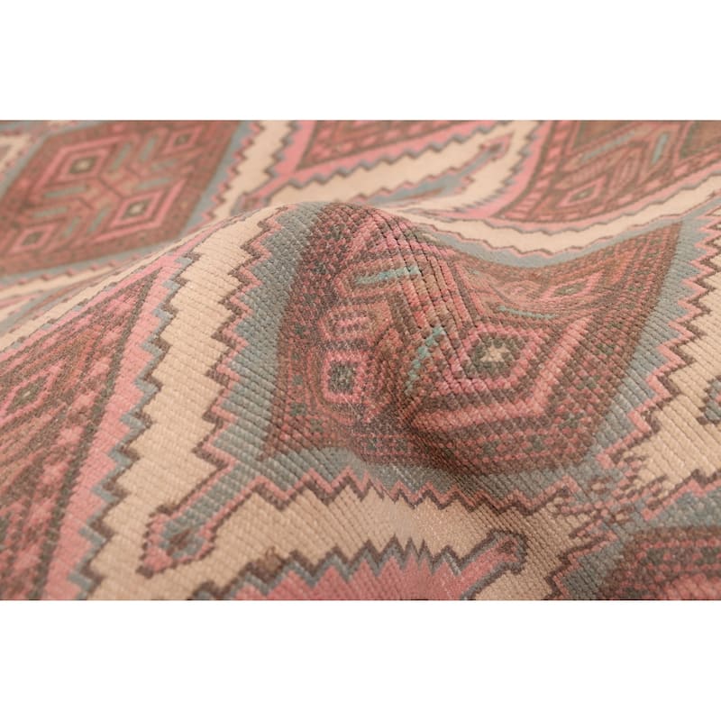 ECARPETGALLERY Hand-knotted Antalya Vintage Brown Wool Rug - 2'5 x 6'3