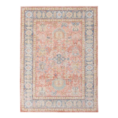 Porch & Den Queens Vintage Polyester Area Rug