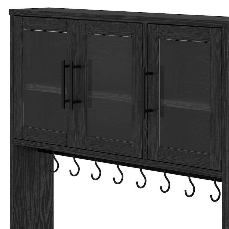 Moasis 71 Inch Tall Pantry Cabinet with Power Strip and Drawers for Kitchen Storage Organizer