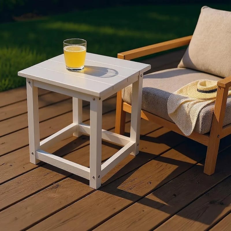 Sonoma Modern Outdoor Acacia Side Table