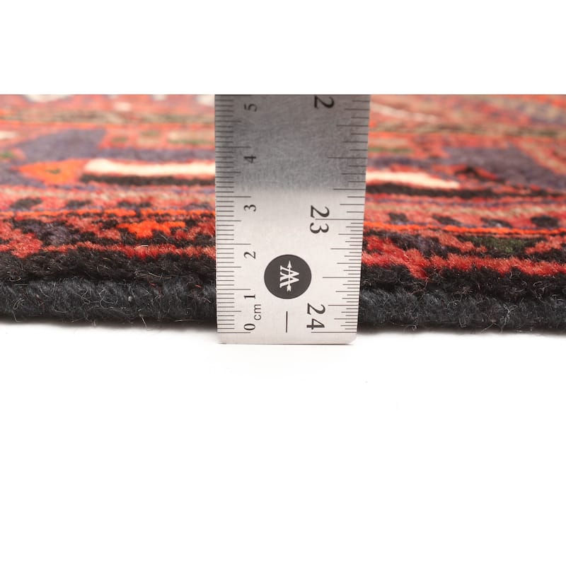 ECARPETGALLERY Hand-knotted Andelz Red Wool Rug - 4'2 x 6'4