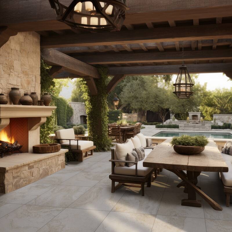 Ackland AKNPTWES24X24M-CA Westvale - 24" x 24" Porcelain Solid Floor