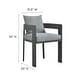preview thumbnail 4 of 14, Tahoe 5-Piece Outdoor Patio Aluminum Dining Set i