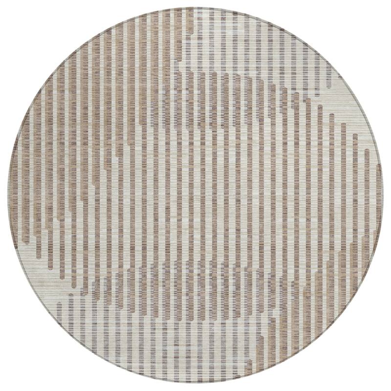 HomeRoots Geometric Transitional Rectangle Outdoor Rug