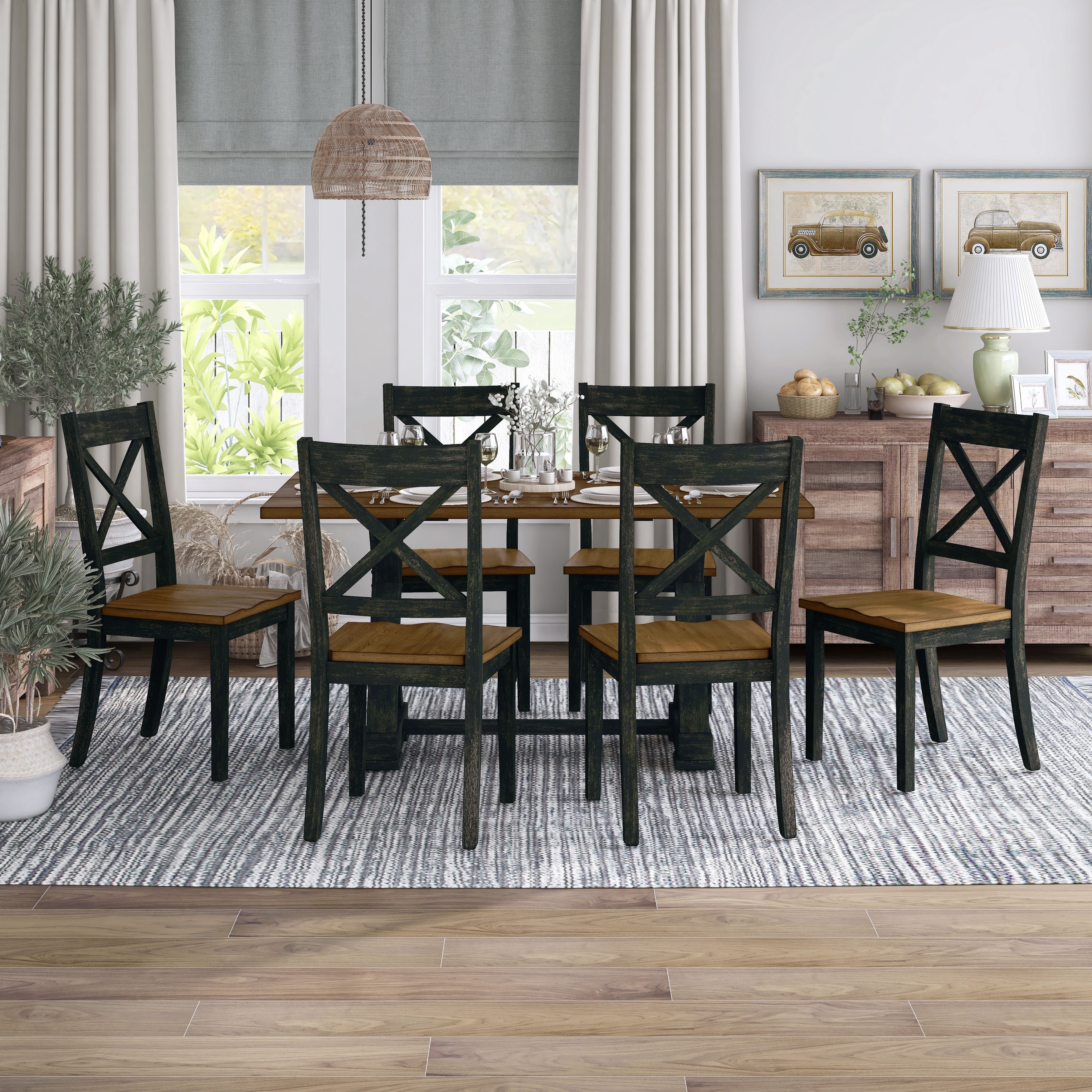 Flip top dining table hot sale set