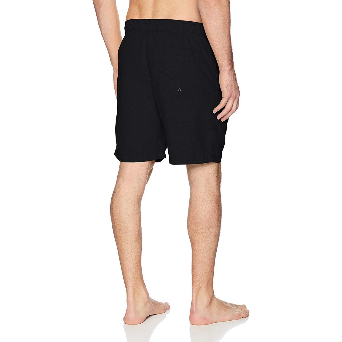 Essentials Men's Quick-Dry 9" Swim Trunk, Black, Small