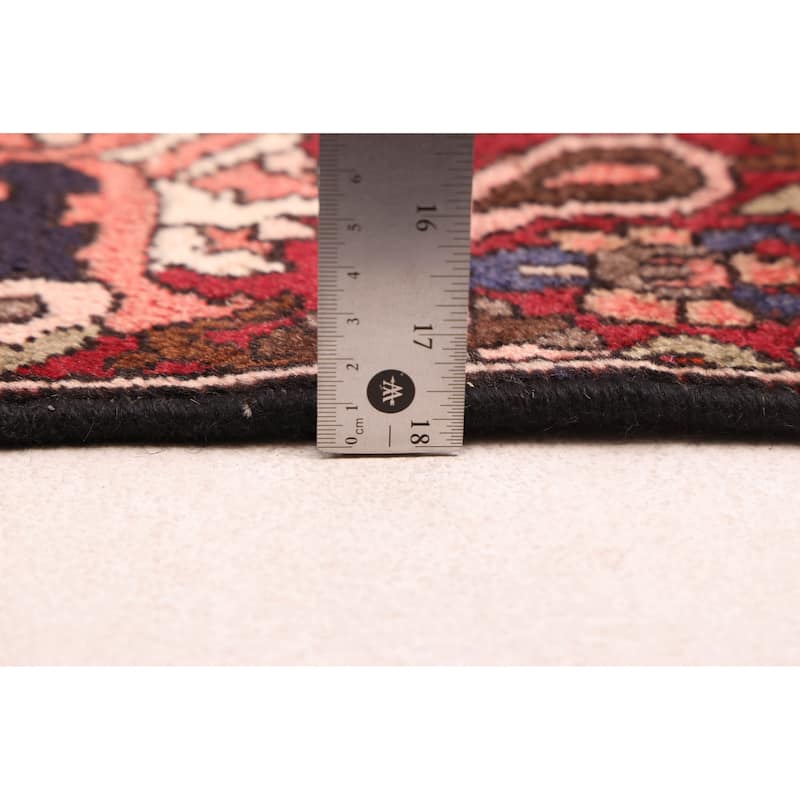 ECARPETGALLERY Hand-knotted Kayseri Dark Red Wool Rug - 6'8 x 9'11