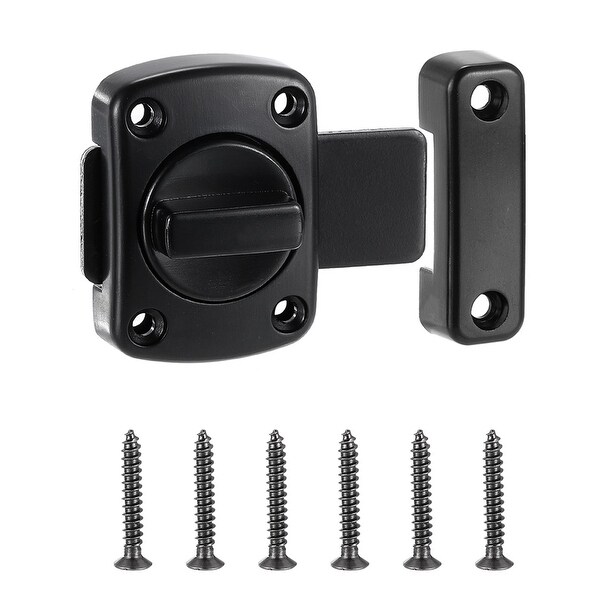 ちゃちゃこ Rotary Bolt Latch 180 Degree Switch Barn Door Safety Inside Lock