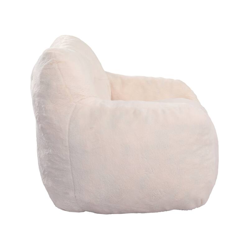 Bean Bag Sofa Chair with Armrests Stuffed High-Density Foam