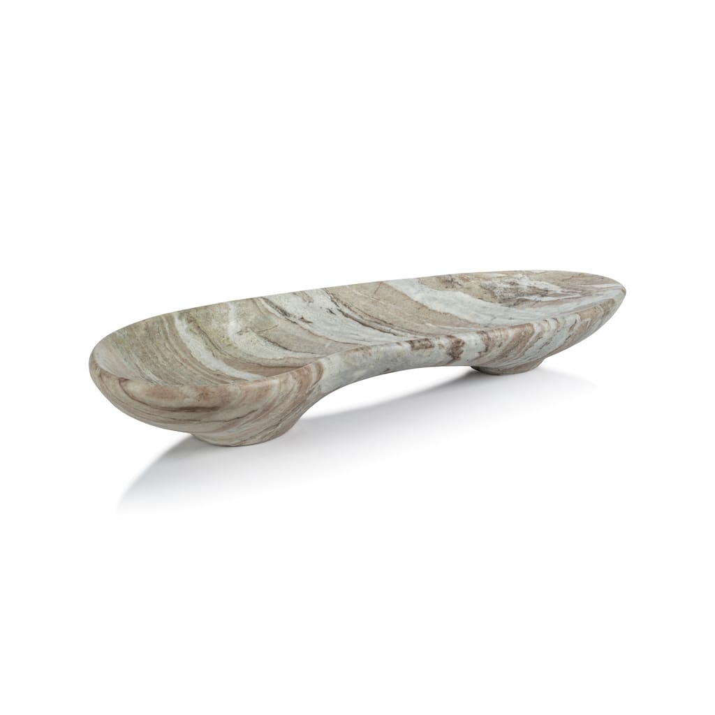 Altamura Large Organic Shape Marble Bowl