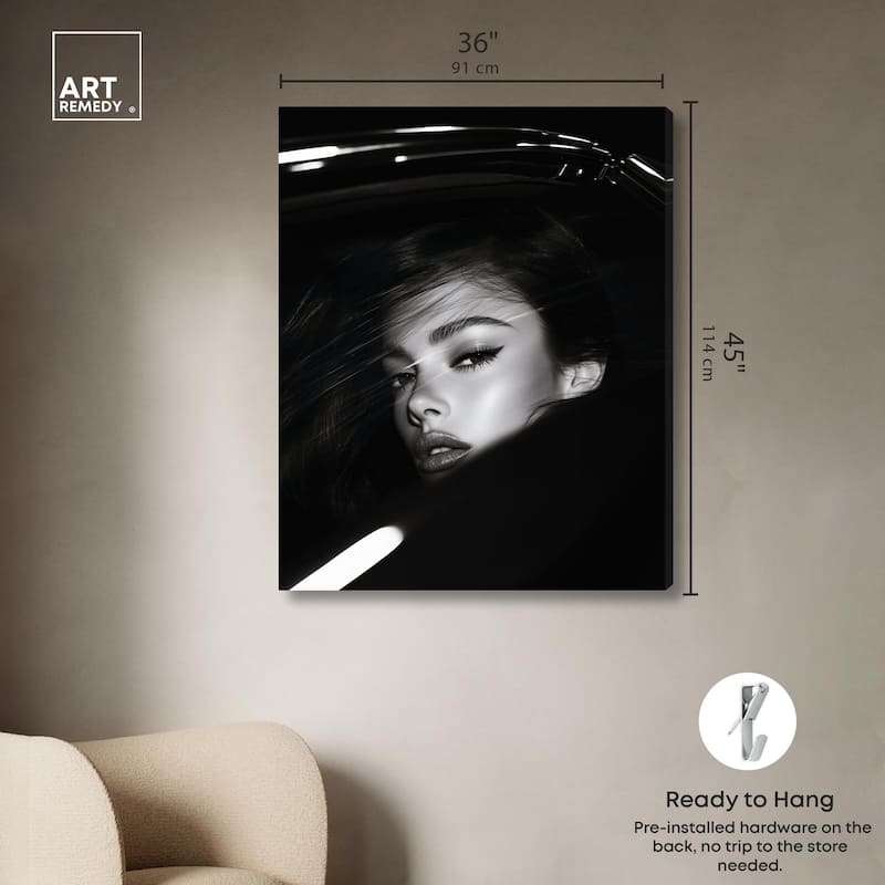 Depth of Her Eyes Canvas by Art Remedy, Gallery Wrapped
