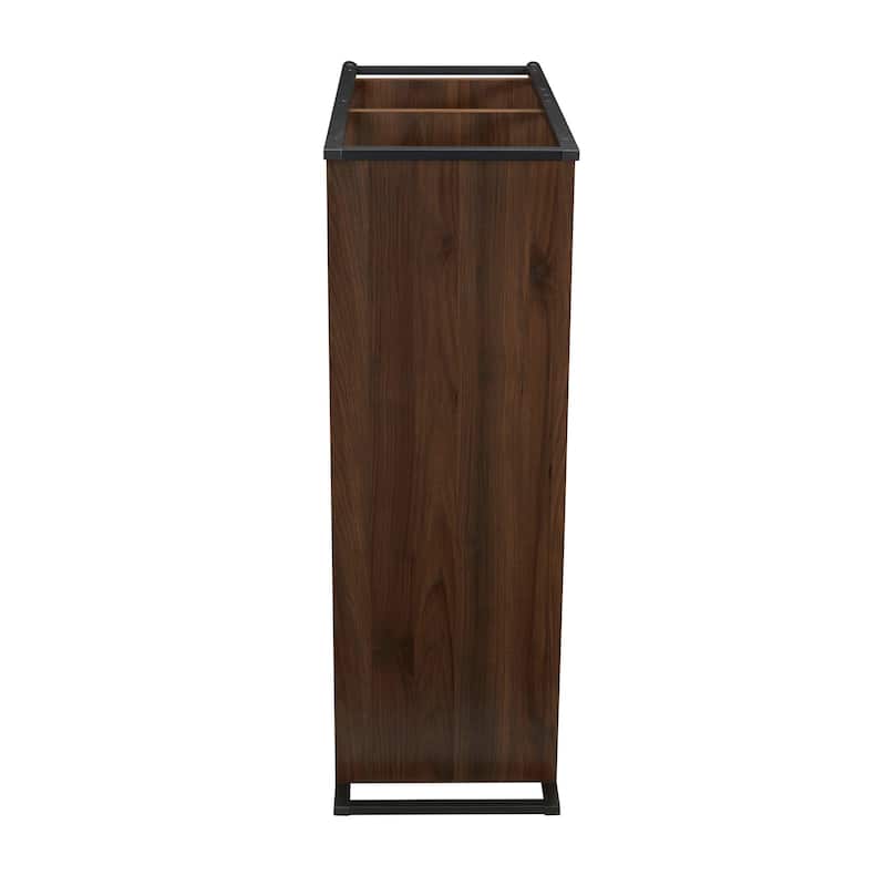 Household Essentials 3 Shelf Open Storage Bookshelf - 13.8"L x 40.5"W x 32.5"H