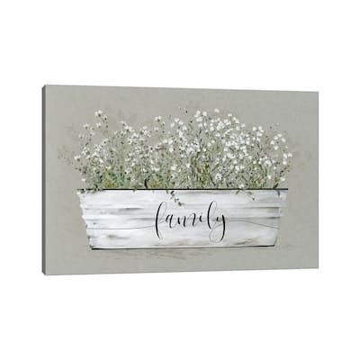 iCanvas "Bouquet Of Grace Bucket Family" by Carol Robinson Canvas Print