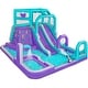 preview thumbnail 7 of 7, Sunny & Fun Mega Climb N' Go Inflatable Water Slide Park & Blow up Pool with Air Pump Purple