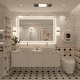 preview thumbnail 114 of 161, Large LED Bathroom mirror Tempered Glass Dimmable Anti-Fog Vanity Mirror