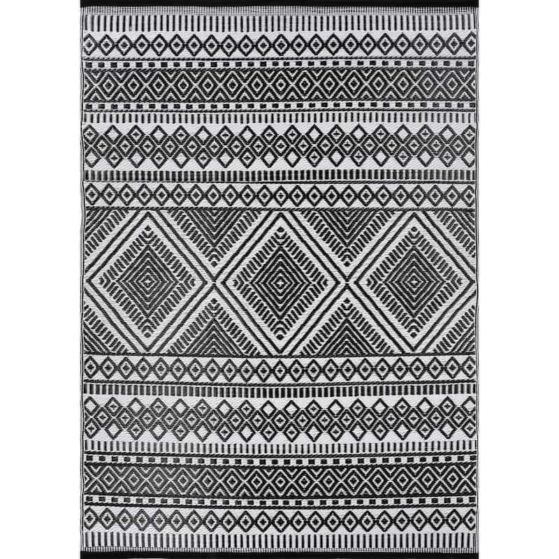 Beverly Rug Reversible Mats Plastic Outdoor Rug for Camping, Patio, Backyard, RV, Picnic, Deck