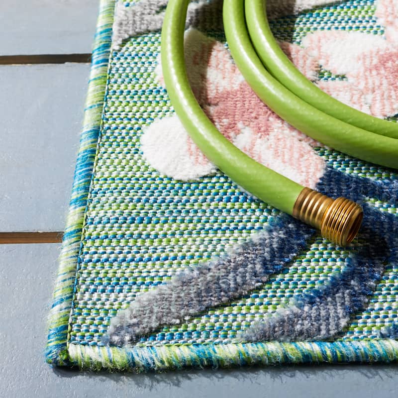 SAFAVIEH Cabana Mintje Indoor/ Outdoor Waterproof Transitional Rug