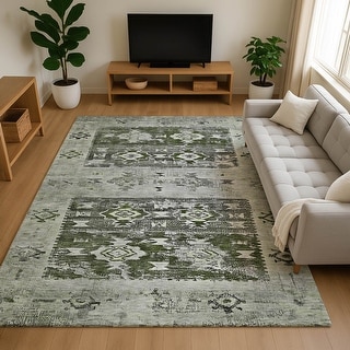 Premium Washable Super Soft Global Icon Mayfield Rug - Bed Bath ...