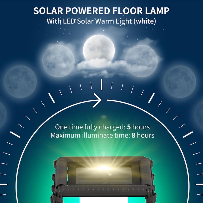 Outsunny Solar Floor Lamp