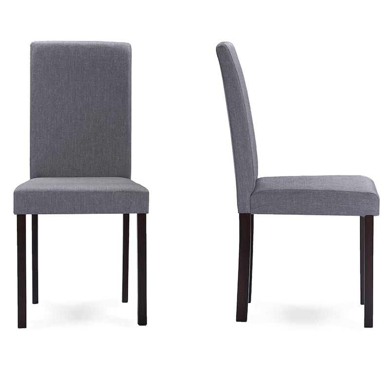Porch & Den Devin Contemporary 5-piece Grey Fabric Upholstered Grid-tufting Dining Set