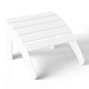 preview thumbnail 4 of 9, Laguna Hdpe All Weather Outdoor Patio Ottoman