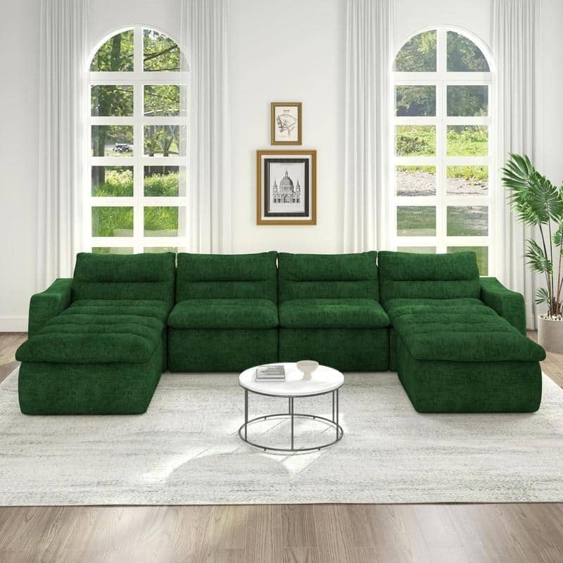 No Assembly Modular Beanbag Sofa, Lazy Comfort Style, for Living Room