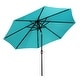 preview thumbnail 78 of 142, Holme 9-foot Steel Market Patio Umbrella with Tilt-and-Crank