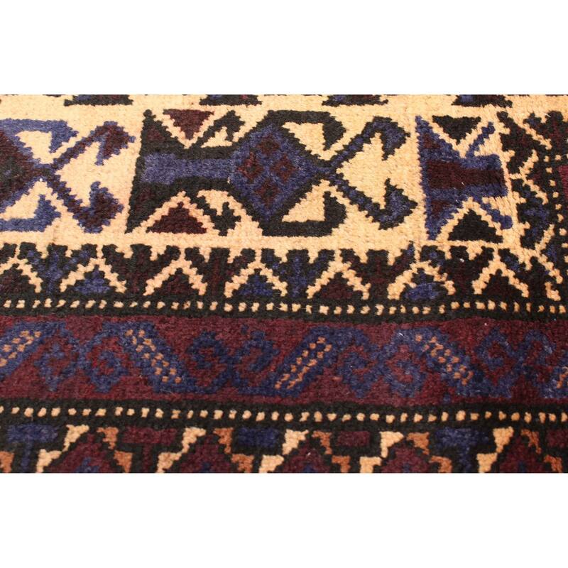 ECARPETGALLERY Hand-knotted Teimani Beige Wool Rug - 3'1 x 4'10