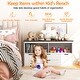 preview thumbnail 5 of 9, Costway Kids Toy Storage Organizer Wooden Bookshelf TV Stand with - See Details