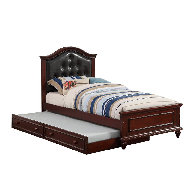 Twin Size Bed with Trundle