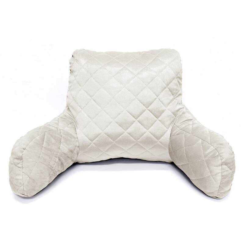 Velvet Do-It-Yourself Bedrest Reading Pillow Cover and Filling