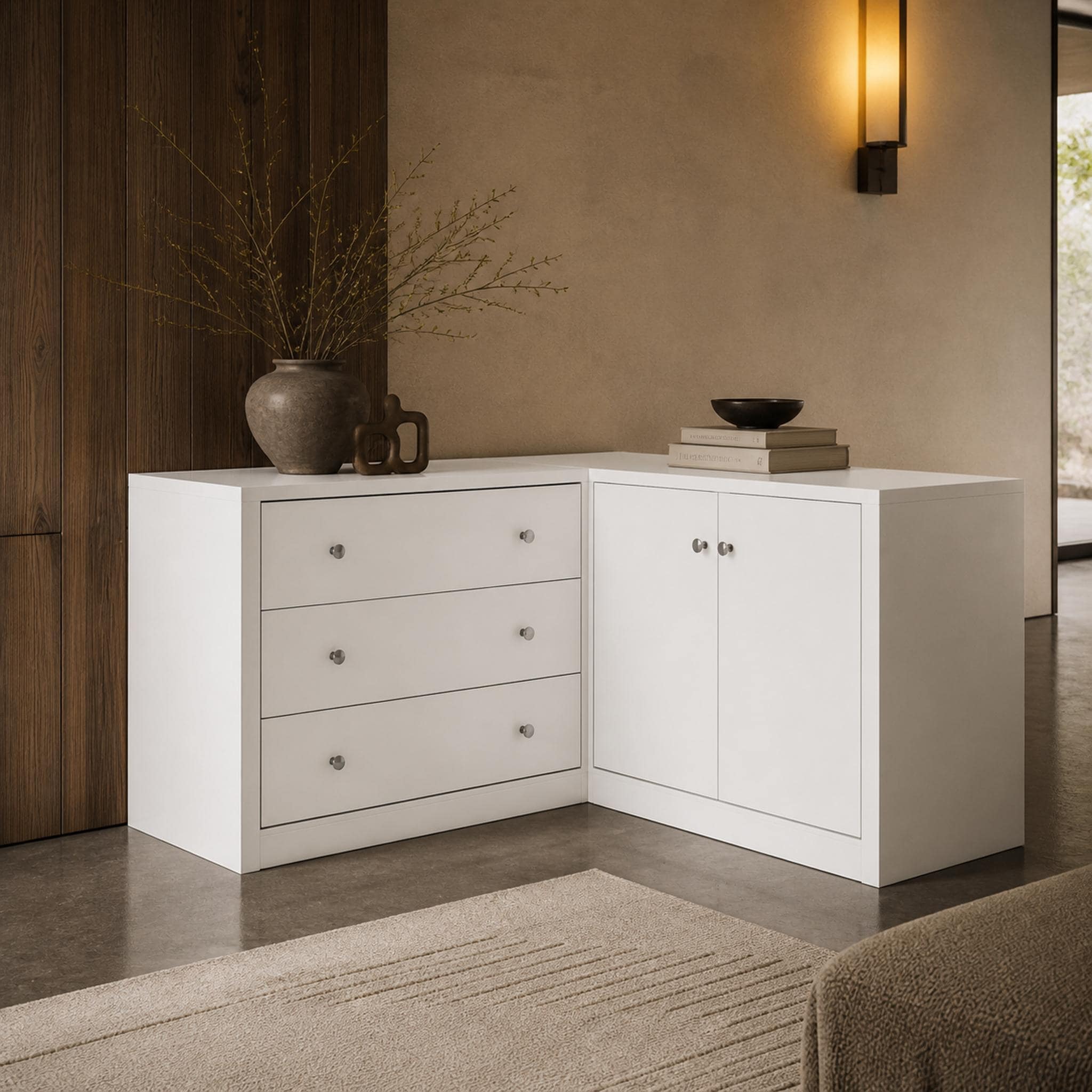 l shaped dresser 47.2