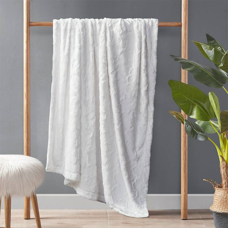 Super Cozy Soft Throw, 100% Polyester Reversible Throw Blanket for Couch, Machine Washable - 60x70 inches
