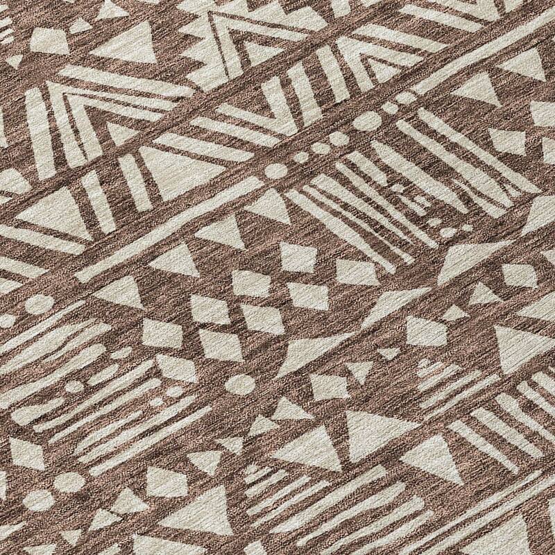 HomeRoots Southwestern Transitional Rectangle Outdoor Rug