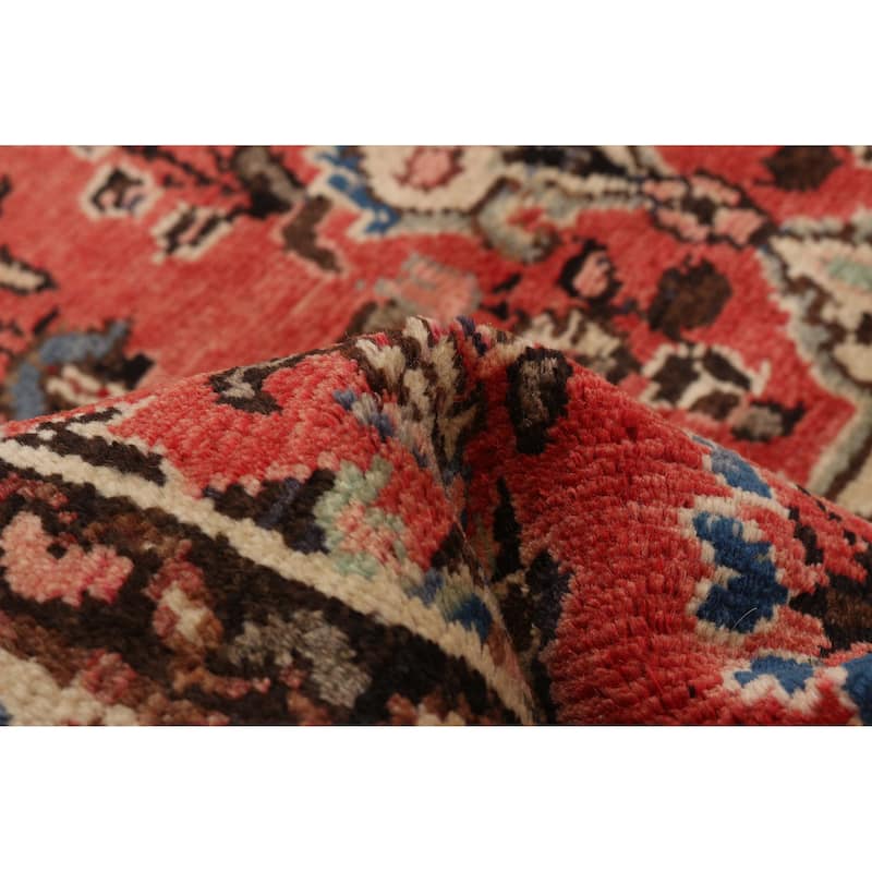 ECARPETGALLERY Hand-knotted Andelz Red Wool Rug - 3'3 x 10'3