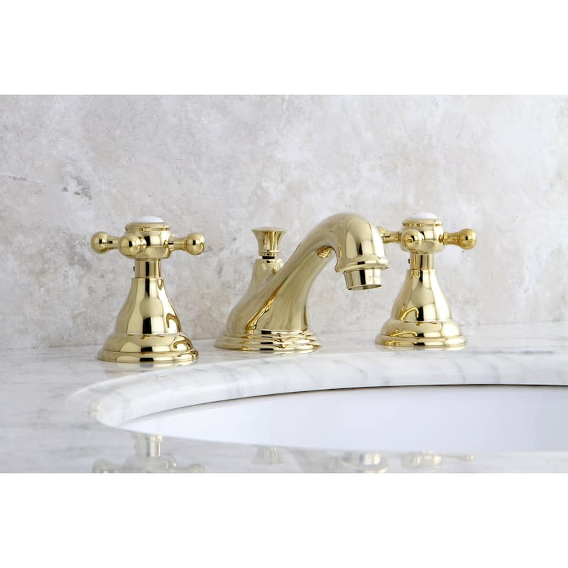 Kingston Brass Royale Widespread Bathroom Faucet with Pop-Up Drain
