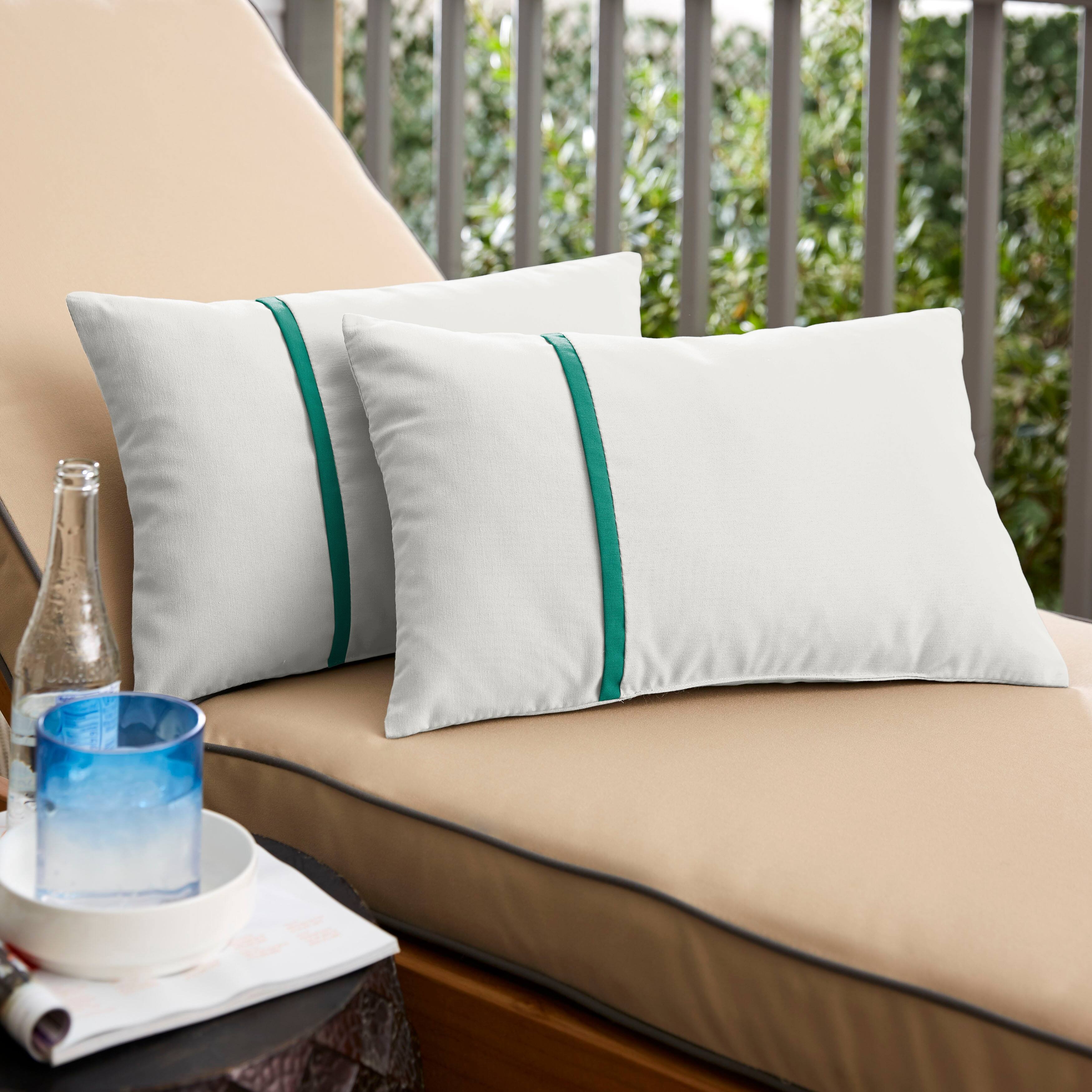 Option Sunbrella - Canvas Natural/Canvas Teal