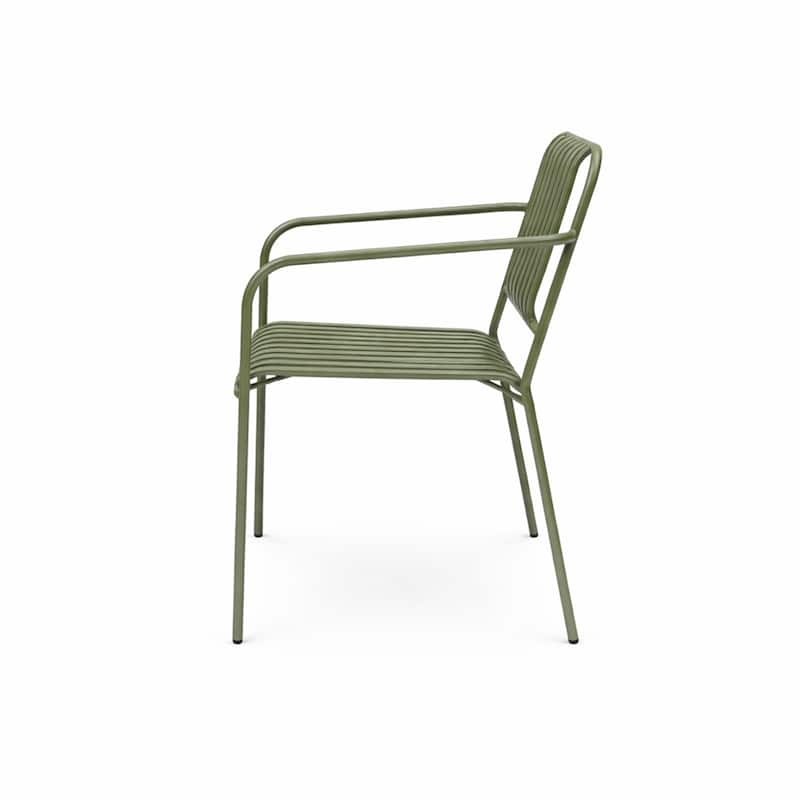 18 in H Outdoor Metal Bistro Set with Table and Chairs (3-Piece)