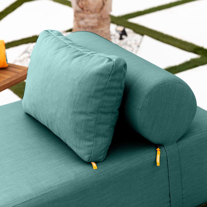 Jaxx Alvy Outdoor Sun Lounger - Luxurious Sunbed with Sunbrella Cover