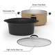 preview thumbnail 48 of 46, 10qt Large Capacity Digital Slow Cooker with Aluminum Pot