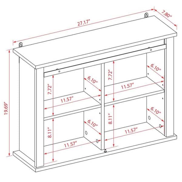 Farmhouse White MDF Wood Bathroom Wall On Sale Bed Bath & Beyond 31827194