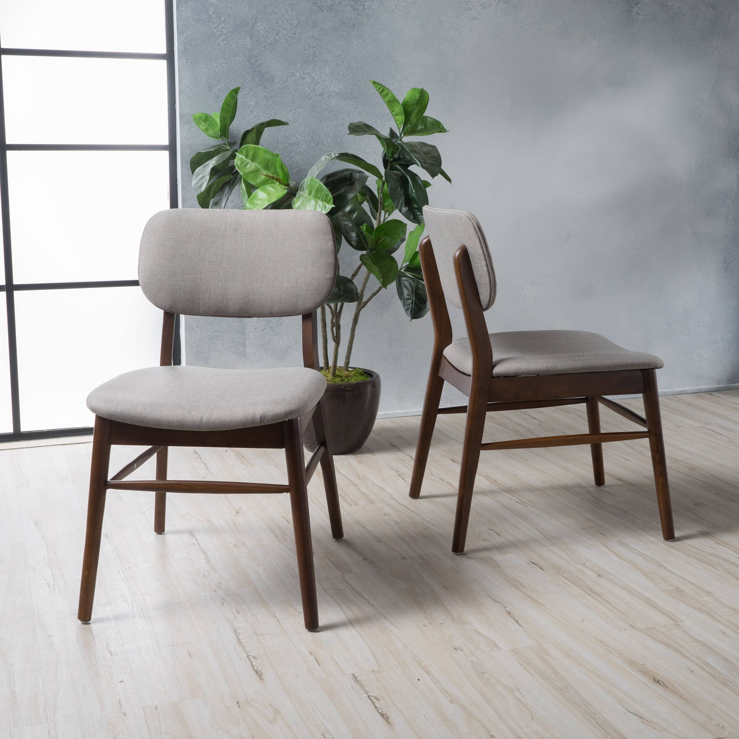 Option grey + walnut