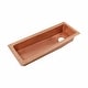 preview thumbnail 5 of 12, Rio Chico Hand Hammered Copper Trough Universal Mount Bar/ Prep Sink