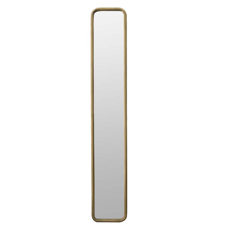47" Full Length Mirror with Antique Gold Metal Frame