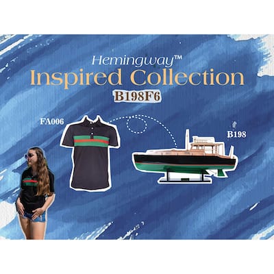Hemingway™ Pilar Fishing Boat Combo: A Model and Polo Shirt Set