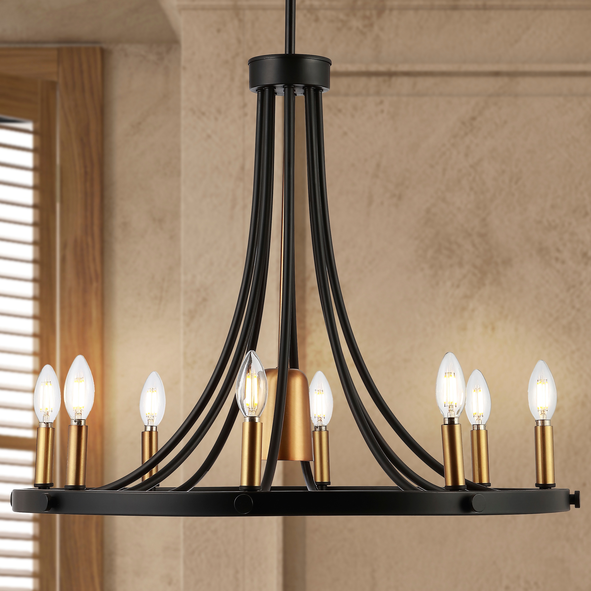 Gusman 5 store light chandelier