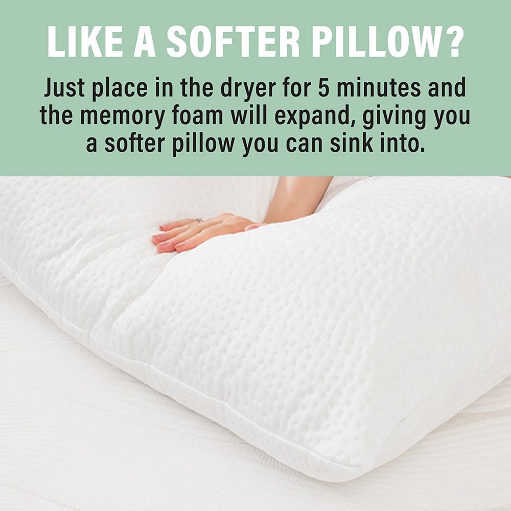 hotel collection memory foam pillow