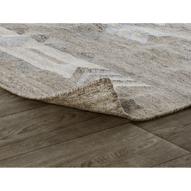 Alpena Indoor Outdoor Handwoven Gray Multi Area Rug by Kosas Home